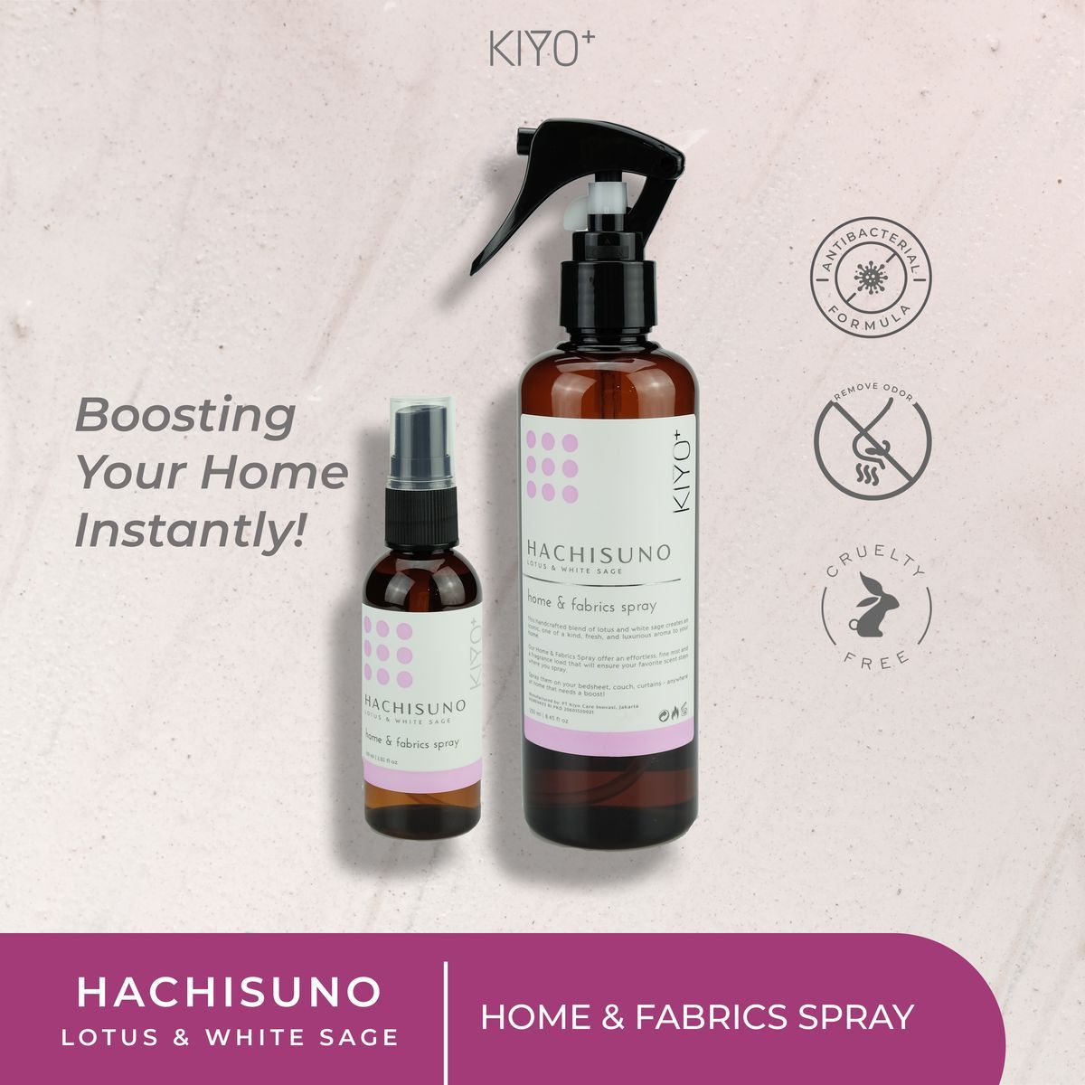 HACHISUNO | Home & Fabrics Spray